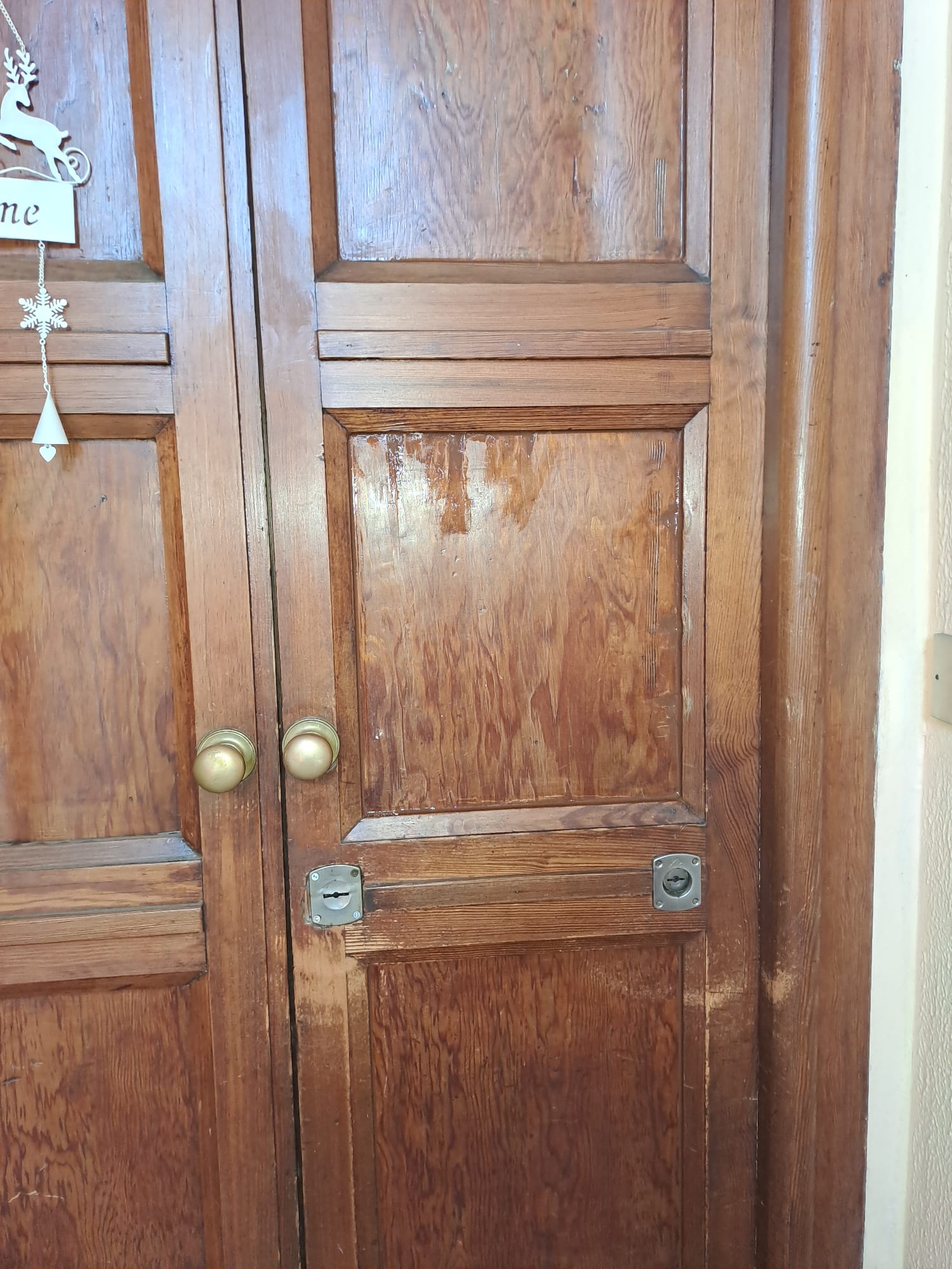 Ripristino porta d’ingresso in legno