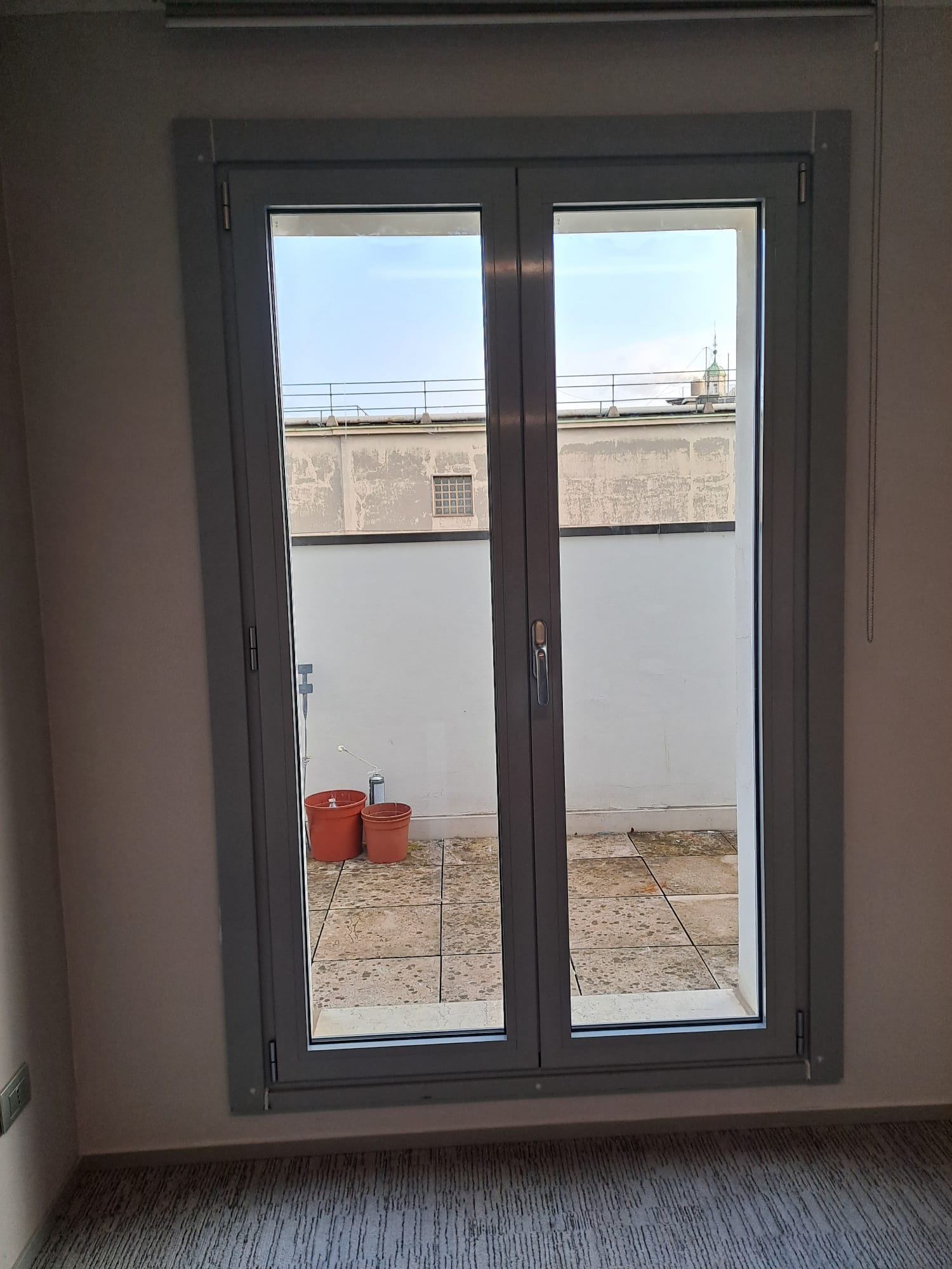 Porta finestra in alluminio